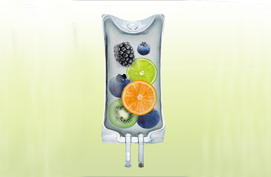 IV Therapy Woodmere Long Island - IV drip packed with fruit.